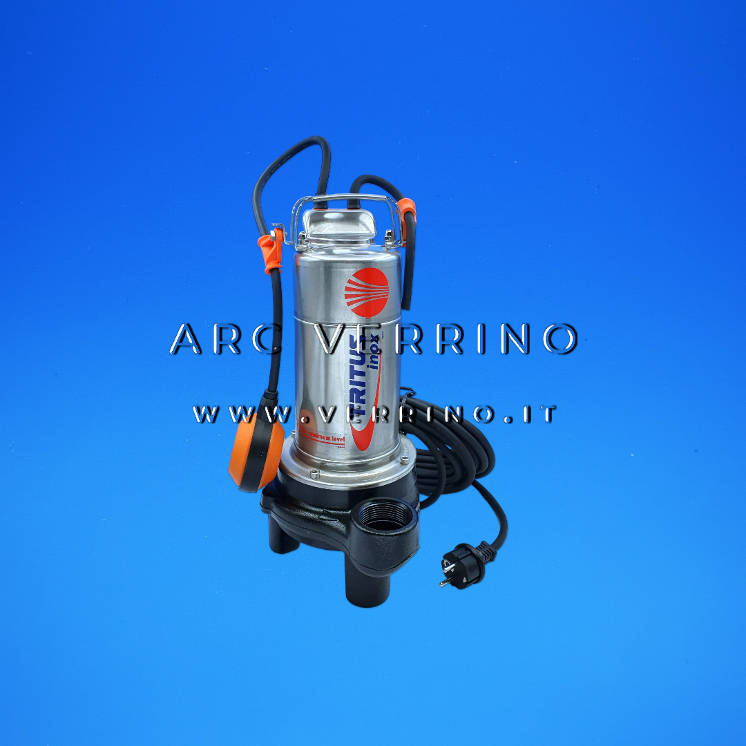 Elettropompa sommergibile TRITUS INOX TIGm 0.75 con trituratore inox e –  ARC Verrino srl